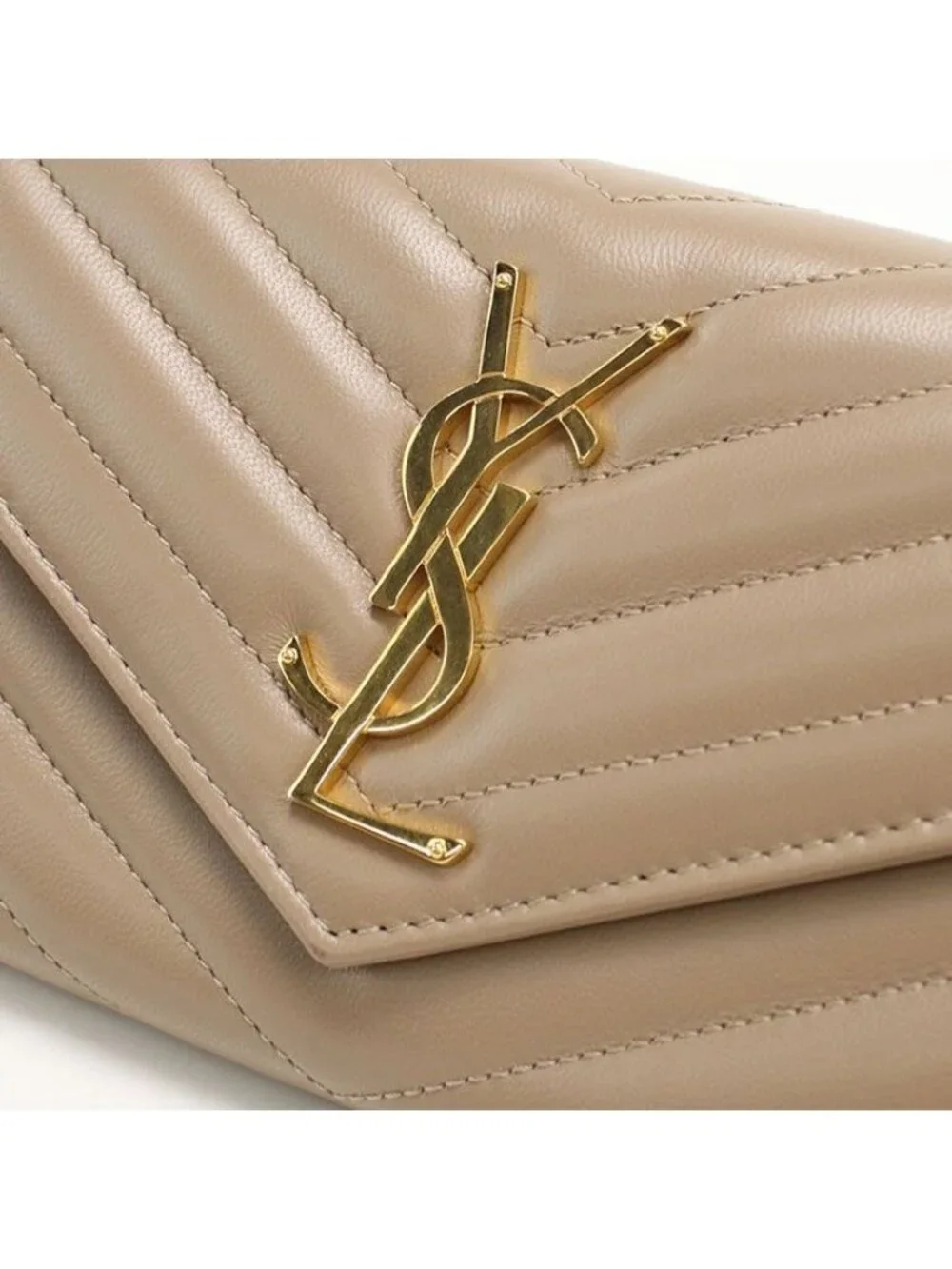Saint Laurent Large Flap Wallet Cassandra Bifold Lambskin